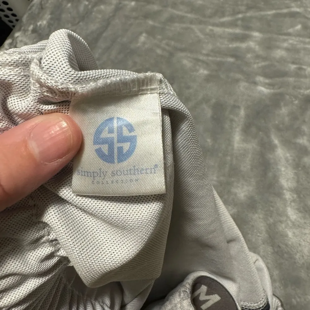 Simply Southern Women's Athletic Gray Shorts - Image 4