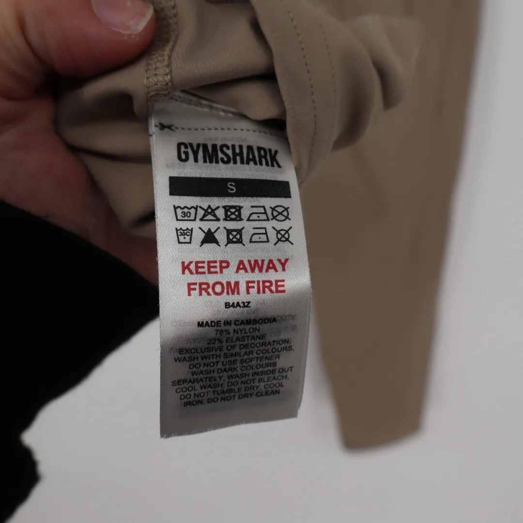 Gymshark Whitney Simmons Seamless High Waisted Leggings Taupe Size S - Image 5