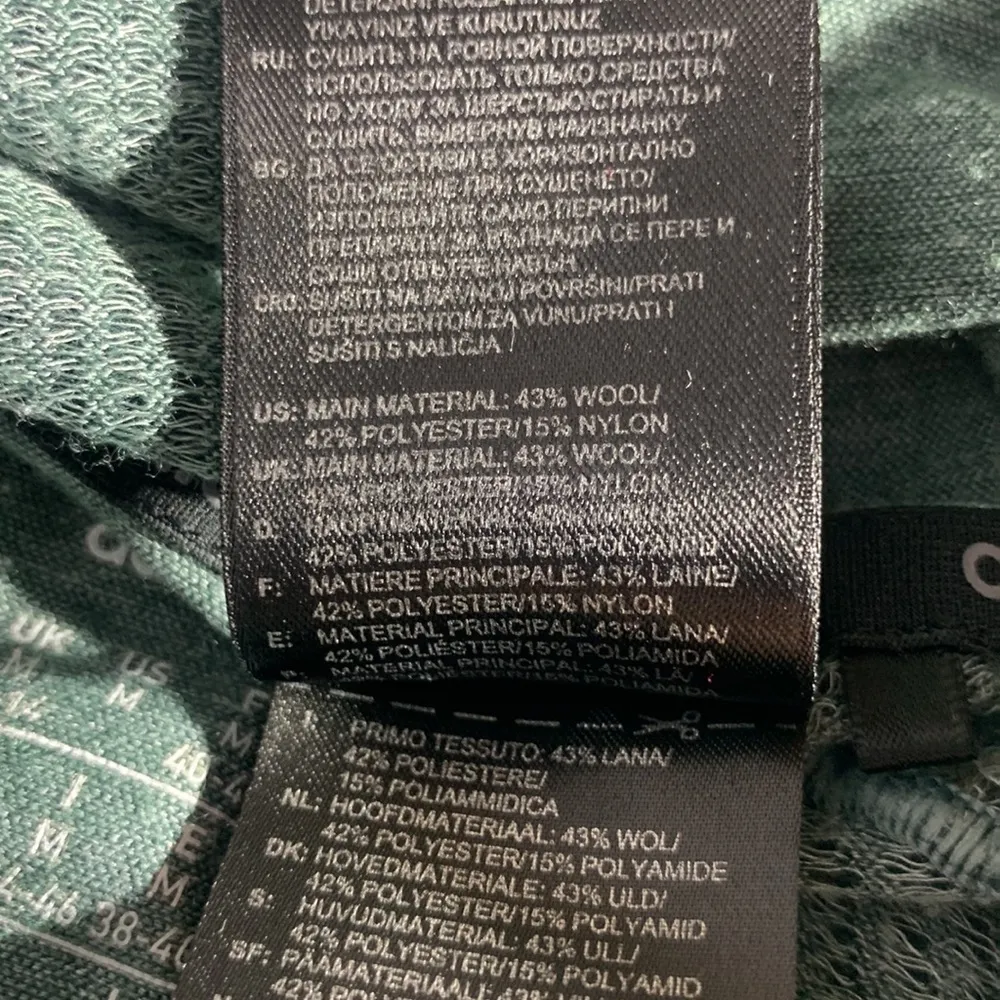 Adidas Running PrimeKnit Ivy Green Wool Blend Hooded Long Sleeve Tee Siz… - Image 15