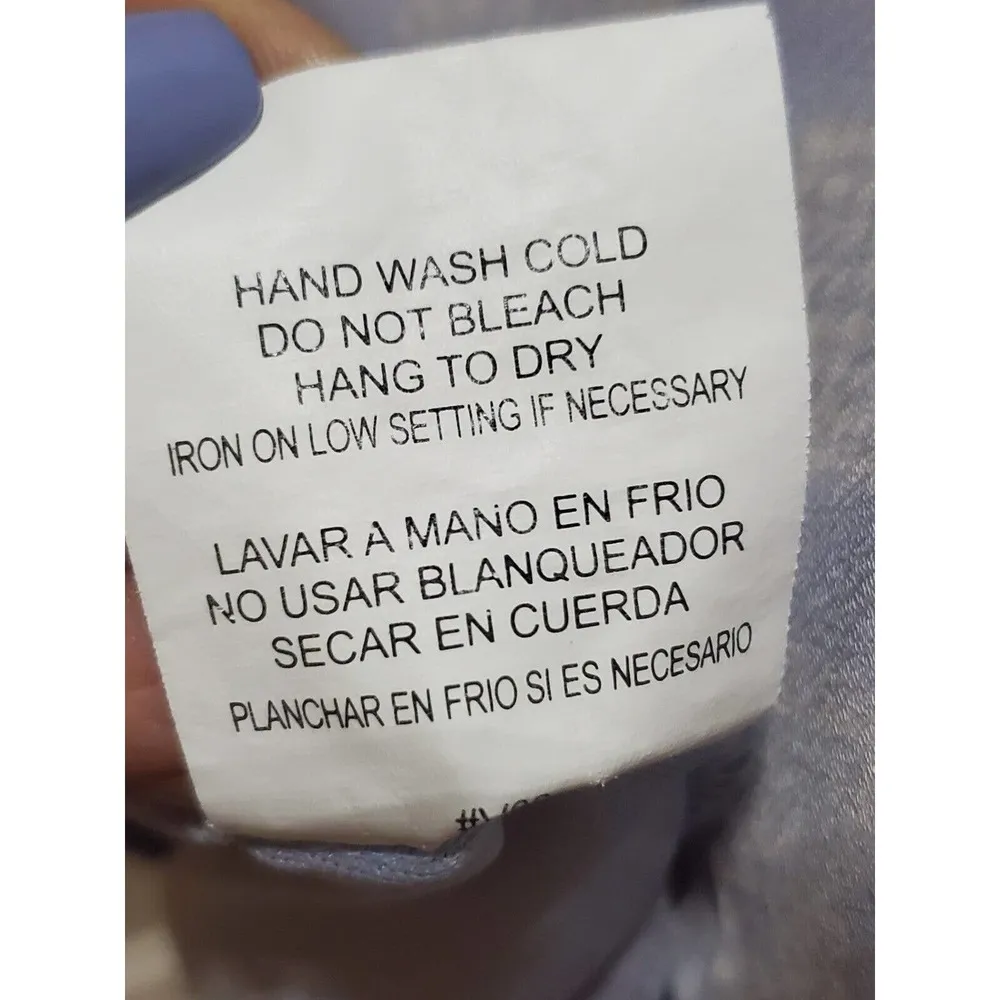 As U Wish Ivory & Green Scoop Neck Cold Shoulder Sleeve Knee Length Dress Size M - Image 10