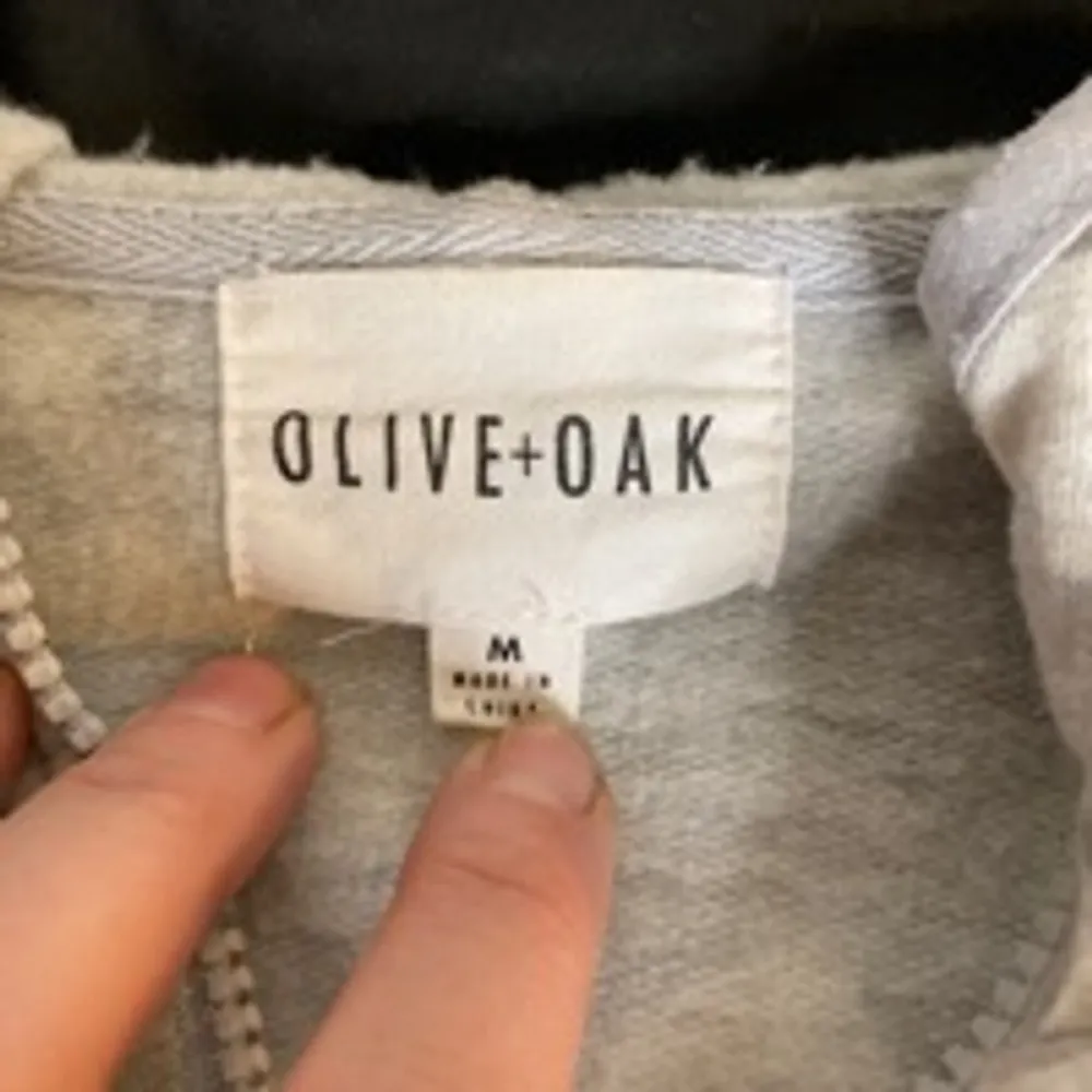 Olive+Oak Camo Half Zip Hoodie Sweatshirt Size M - Image 4