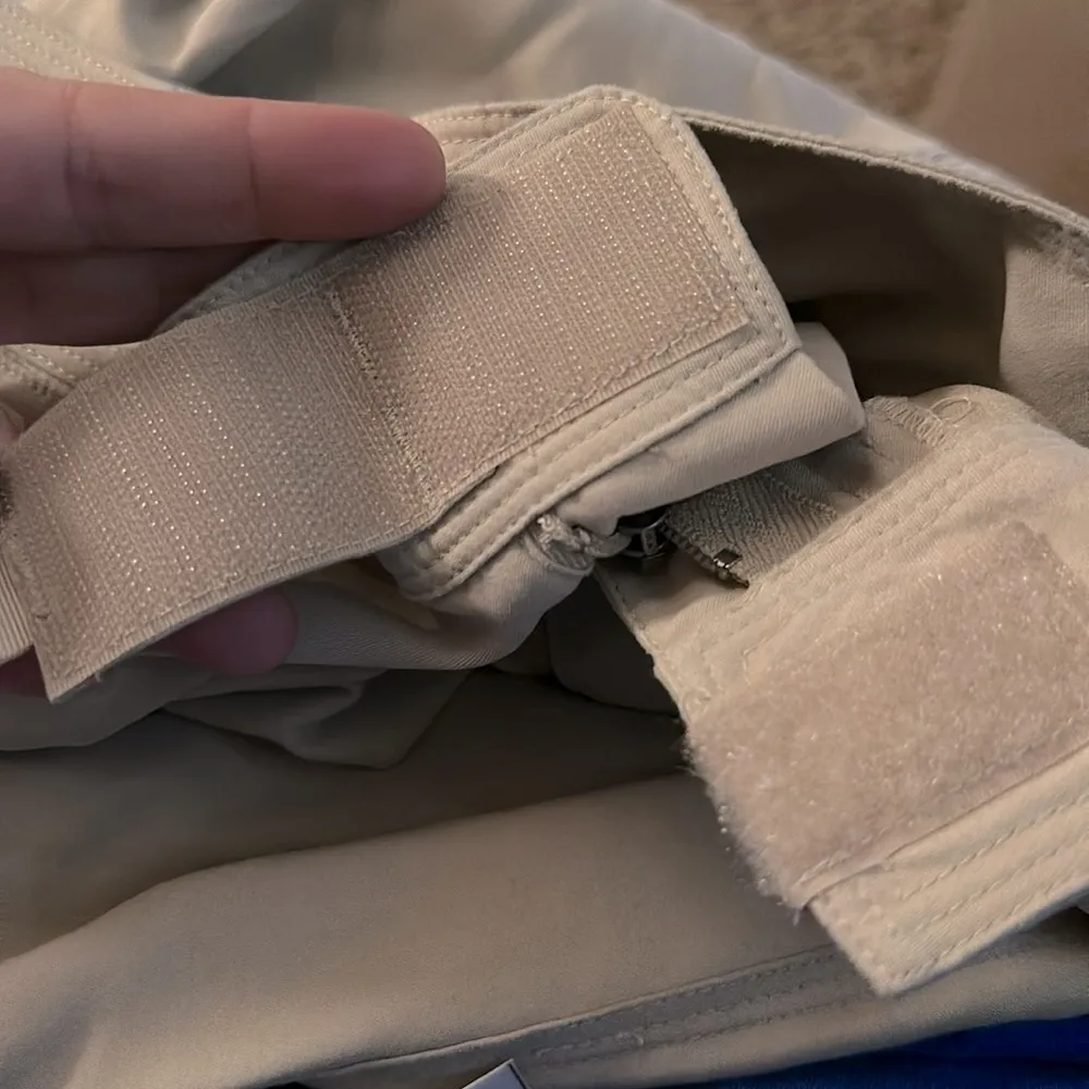 Patagonia Tan‎ Cropped Wide Leg Hiking Pants Hook & Eye Women’s 6 #55277S7 - Image 3