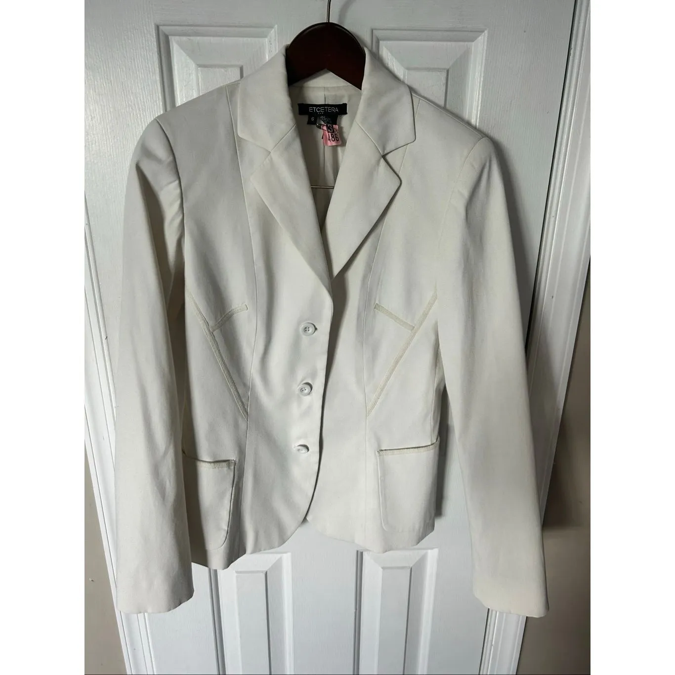 Etcetra white blazer size 6 classy white work blazer - Image 7