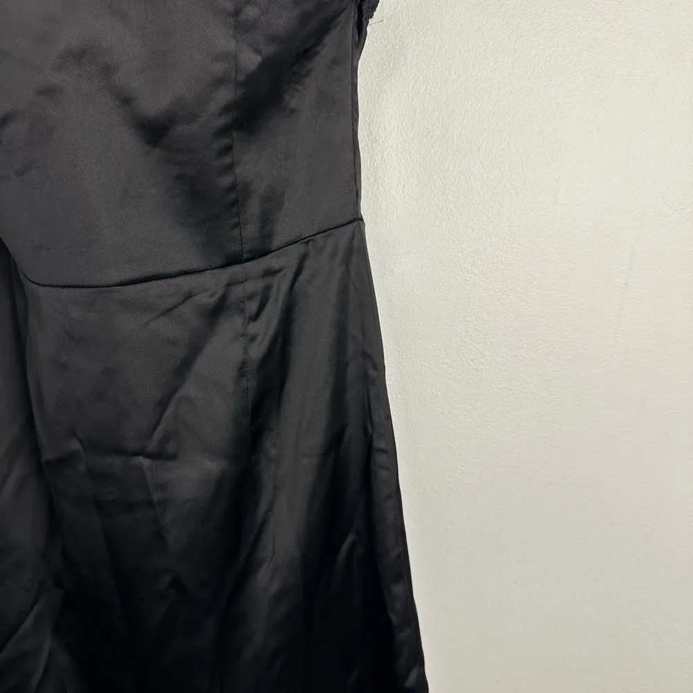 Princess Polly Satin Black LUCA STRAPLESS MINI DRESS Women’s Sz 4 - Image 4