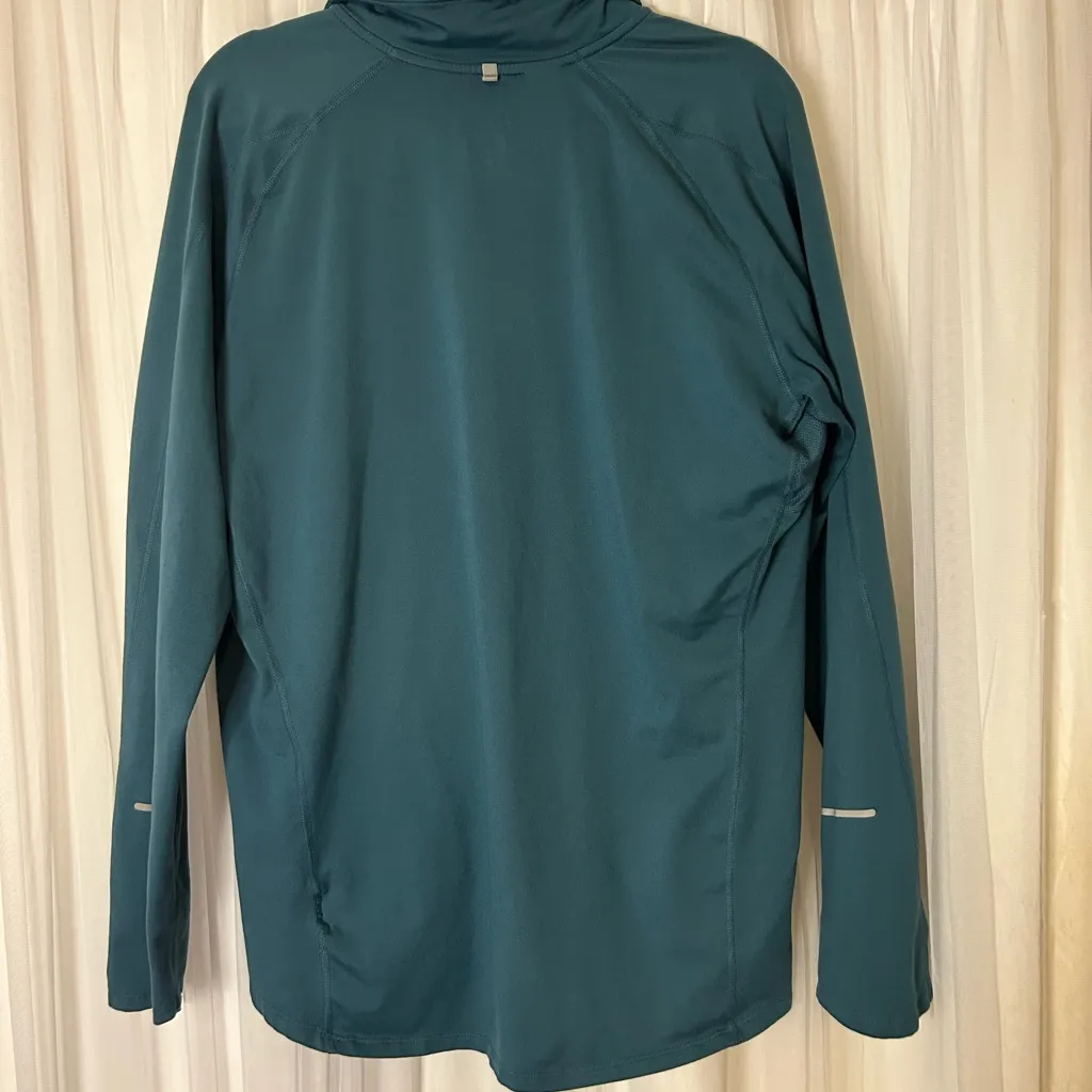 Nike Teal Dri-FIT Running Pullover - Image 2