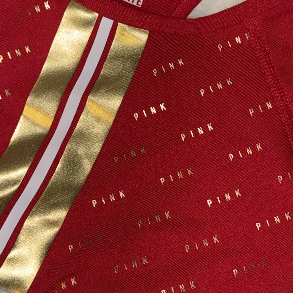 Victoria’s Secret PINK Ultimate Unlined Racerback Sports Bra Size Small S - Image 4