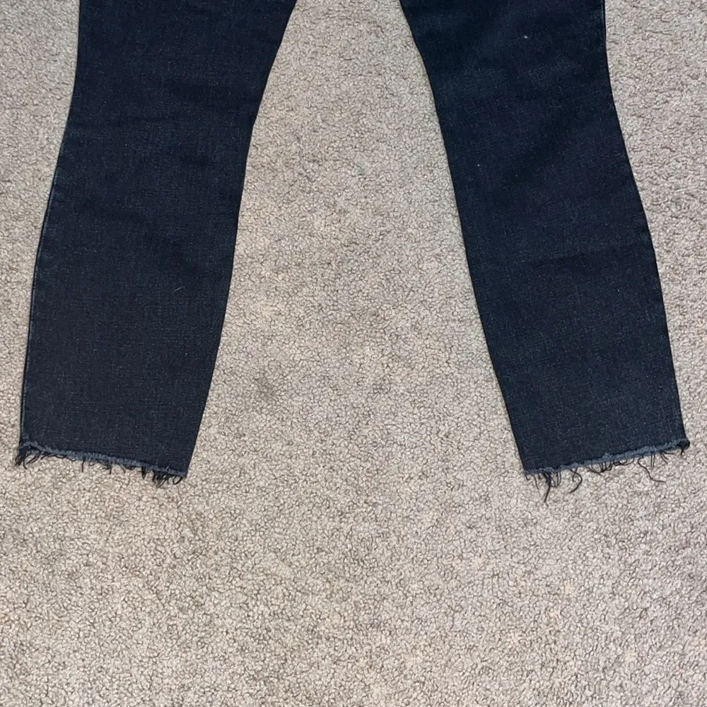 Abercrombie & Fitch Curve Love Skinny High Rise Jeans Black Destroy Denim 27 4L‎ - Image 8
