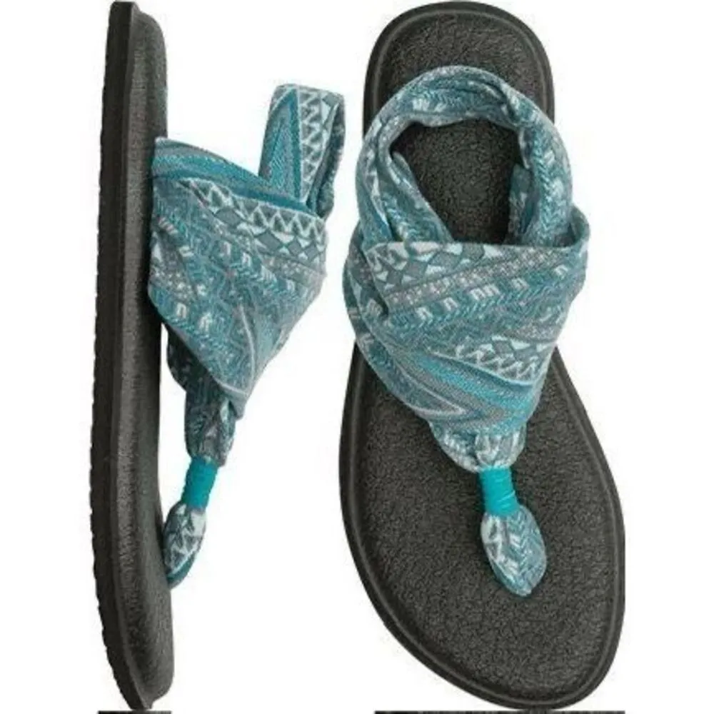 ✨Sanuk Yoga Sling Ella Prints Sz 11 Sandals - Women's✨ - Image 2