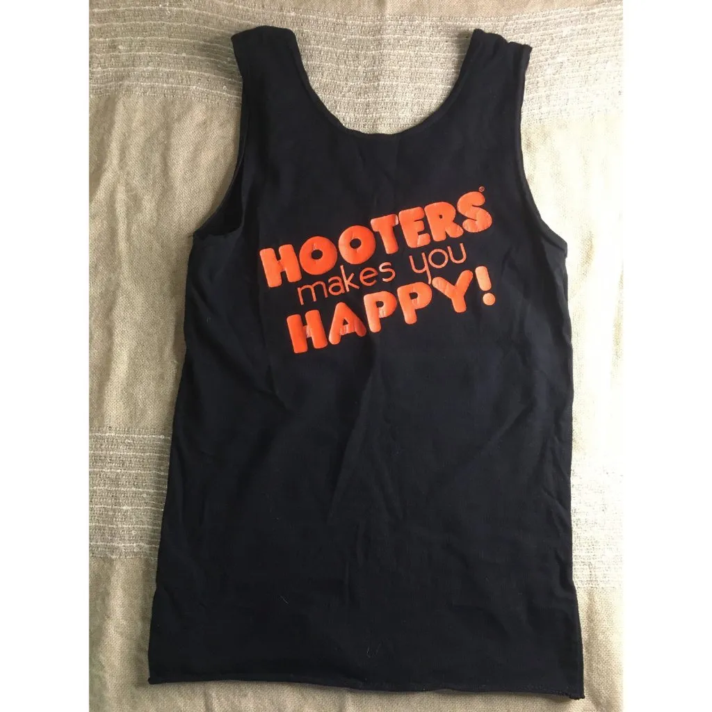 B25 #10 Hooters Super Sexy Girl Worn Uniform Tank From Daytona Beach Florida Xs - Image 4