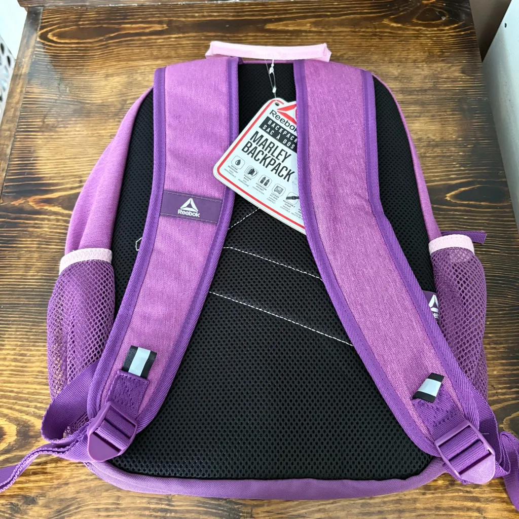 Reebok Purple Marley Backpack‎ - Image 2