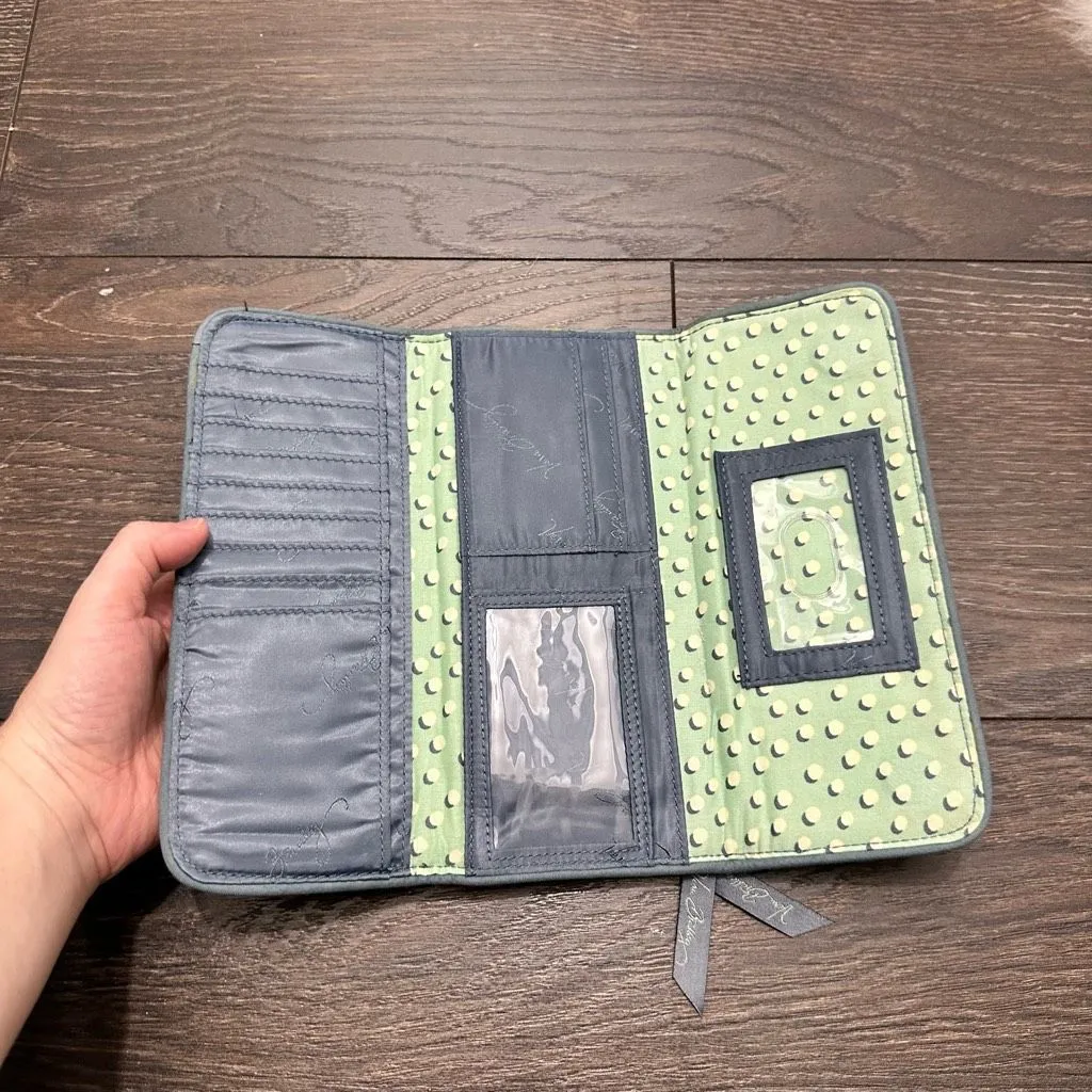 Vera Bradley Normadic Blossom Foldover Wallet - Image 3