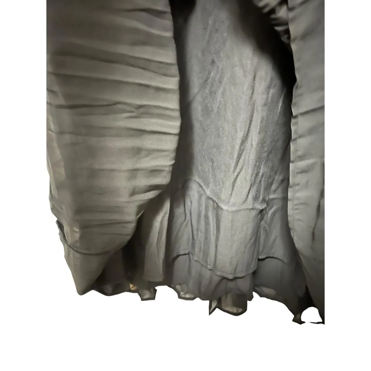 ODDŸ Crinkle Skirt Dress Womens Plus 3XL Black Lace V - Image 7