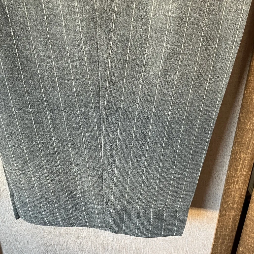 Talbots grey pinstripe slacks 12p - Image 9