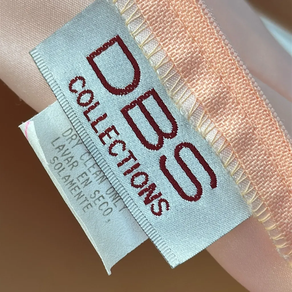 Vintage Davids Bridal Studio Collection Coral Formal Bridal Dress Womens 14 - Image 11