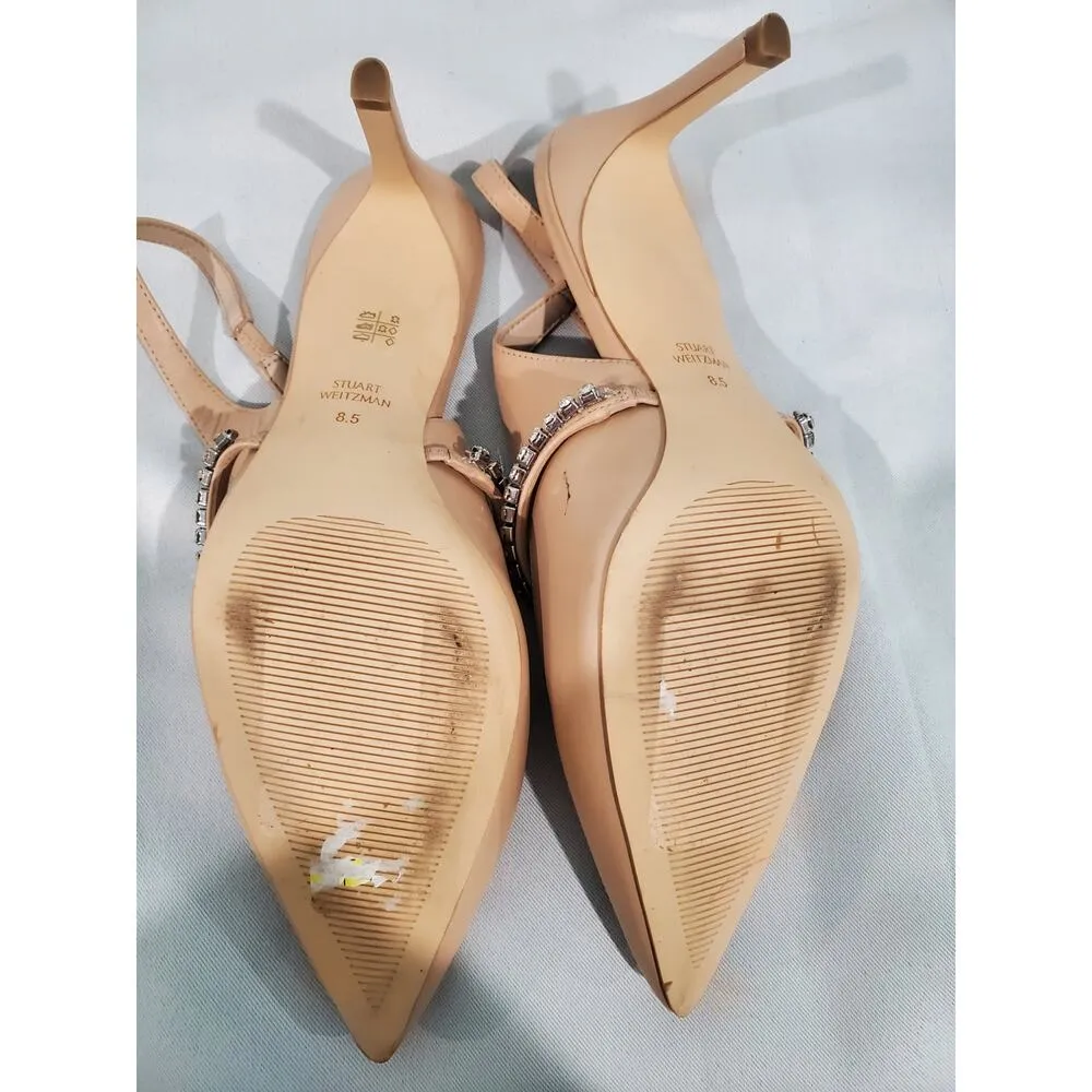 Crystaline 75 Slingback Pump by Stuart Weitzman size 8.5.s58 - Image 6