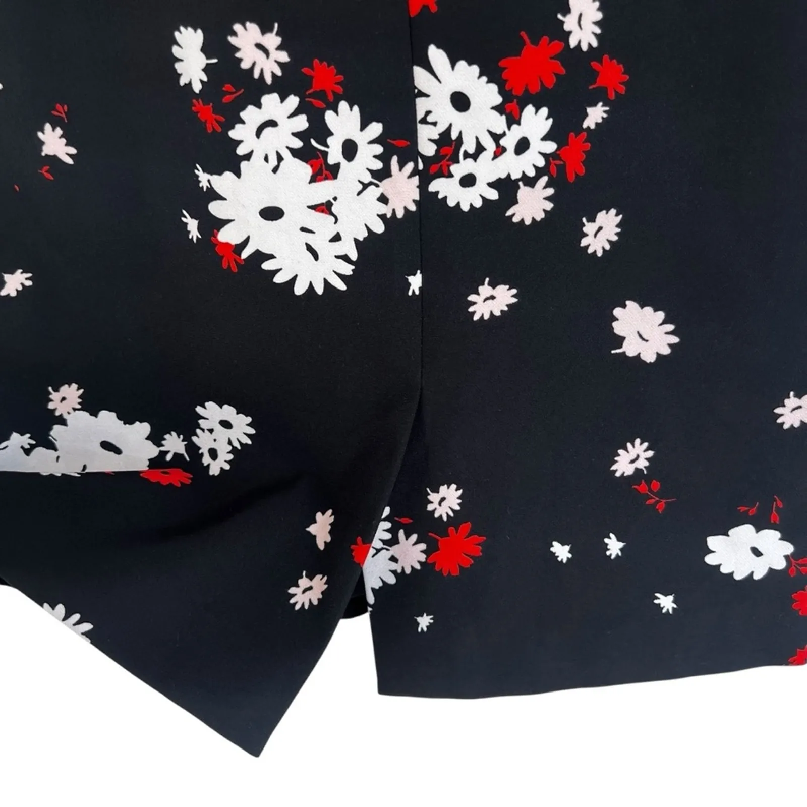 Ann Taylor Sheath Dress Womens 10P Black Floral Sleeveless Stretch Work Career - Image 4