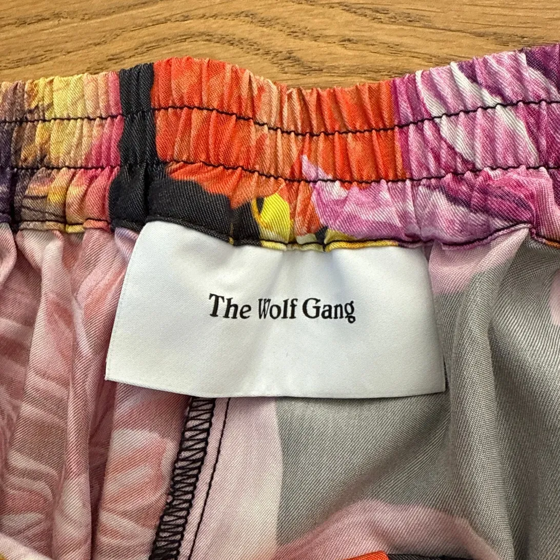 The Wolf Gang Lounge Pants Indiana Size L Blooms Noir Floral Multicolor Red Size L - Image 4