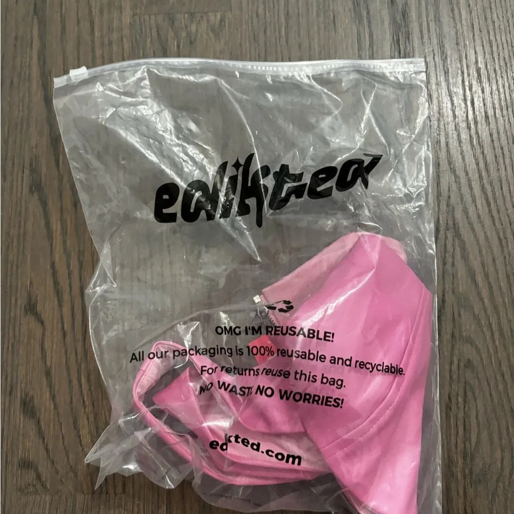 Edikted leather pink top - Image 2
