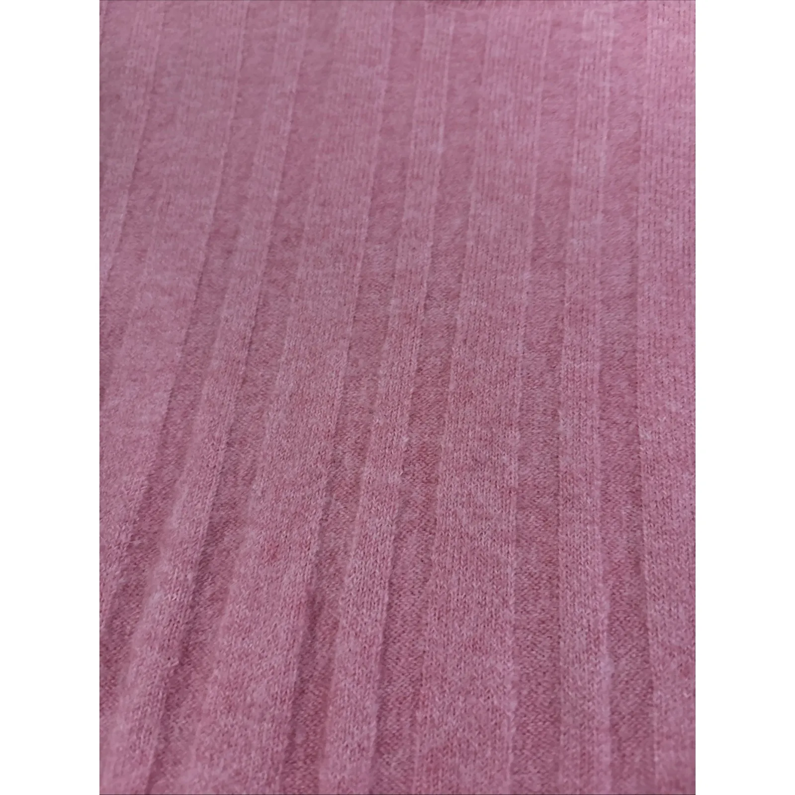 J. Crew Merino Alpaca Wool Blend Wide Cable Sweater Pink Large Cozy Grandma Core - Image 2