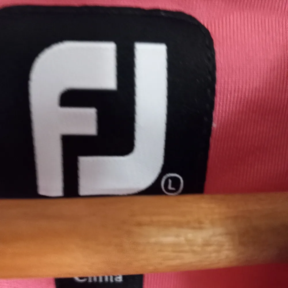 FootJoy L LSU University Club Quarter Zip Golf Pullover in Grapefruit Pink Size L - Image 9