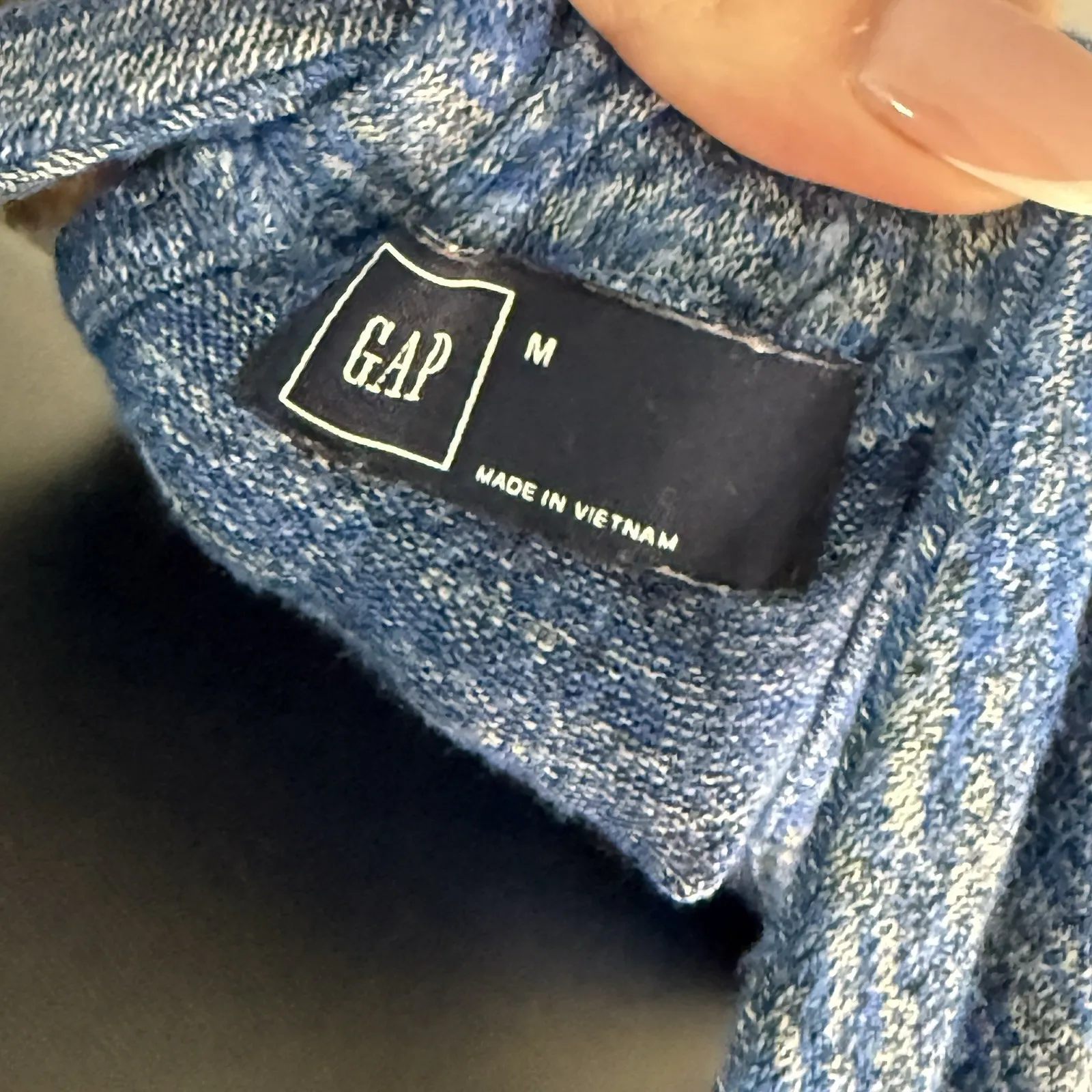 Gap Supersoft Racerback Midi Swing Dress‎ Medium Blue - Image 3