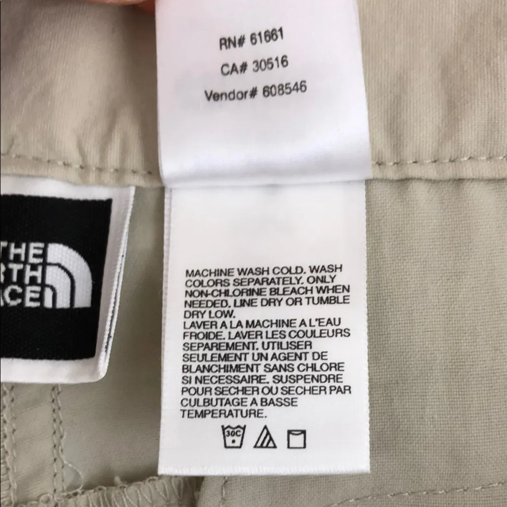 Beige Curve Love Zip Off Hiking Pants by The North Face - Image 5