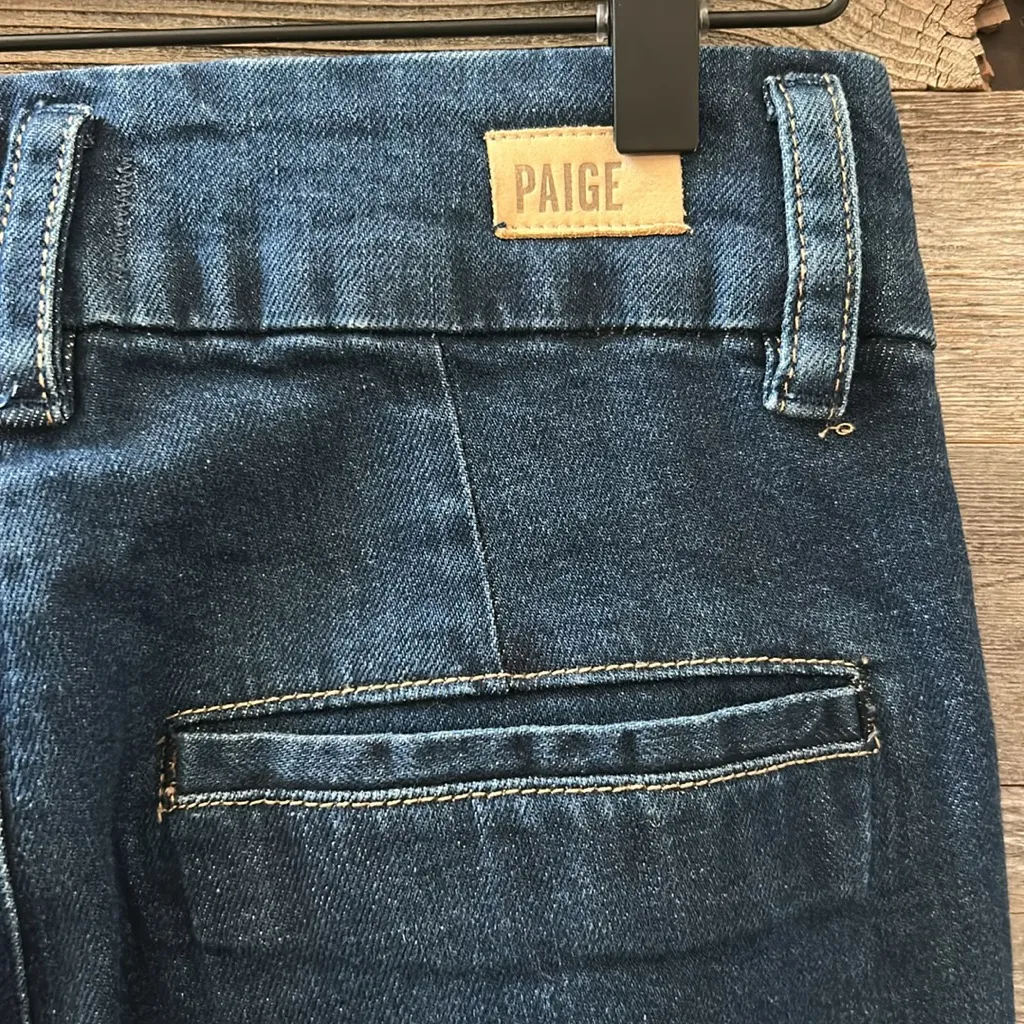NWT Paige Dion Cargo Pockets Gracie Lou Wide Leg Jean Size 26 - Image 9