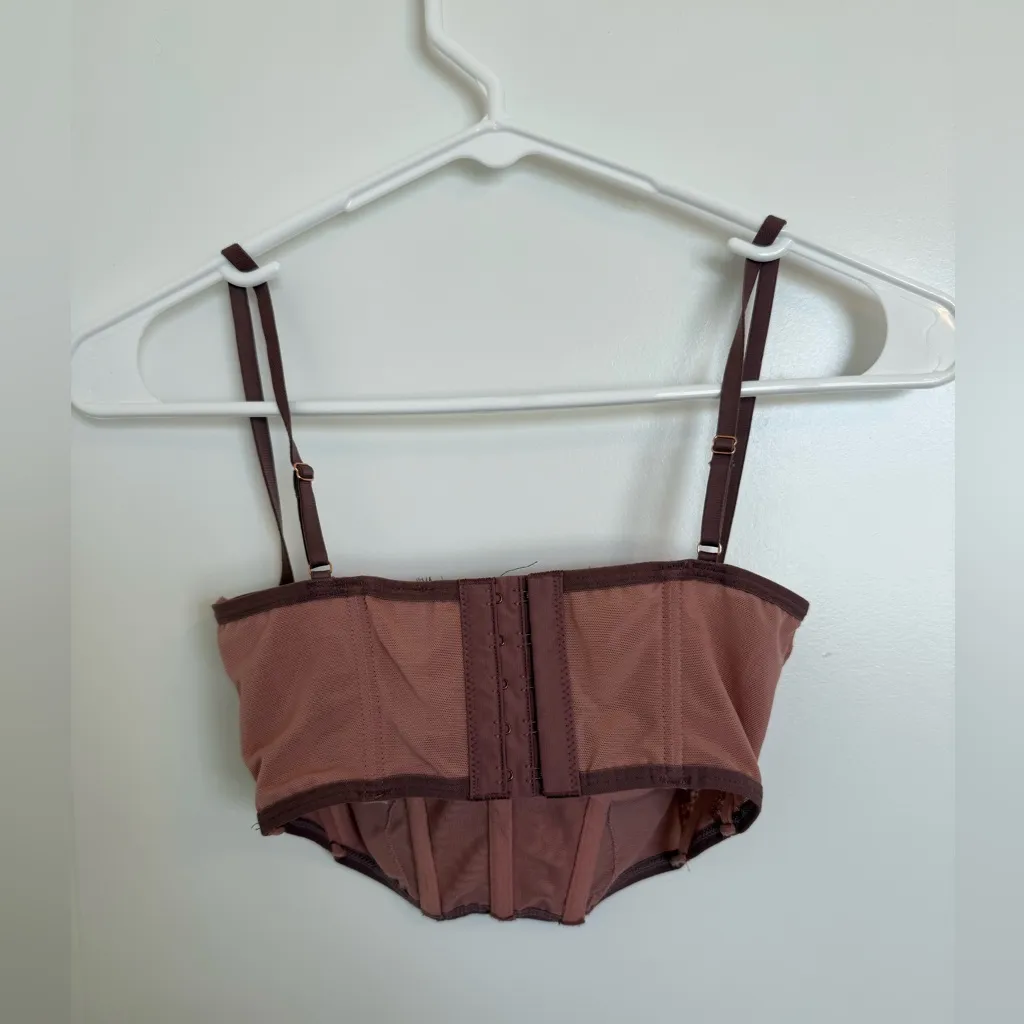 Urban Outfitters  Modern Love Cropped Corset Small - Image 3