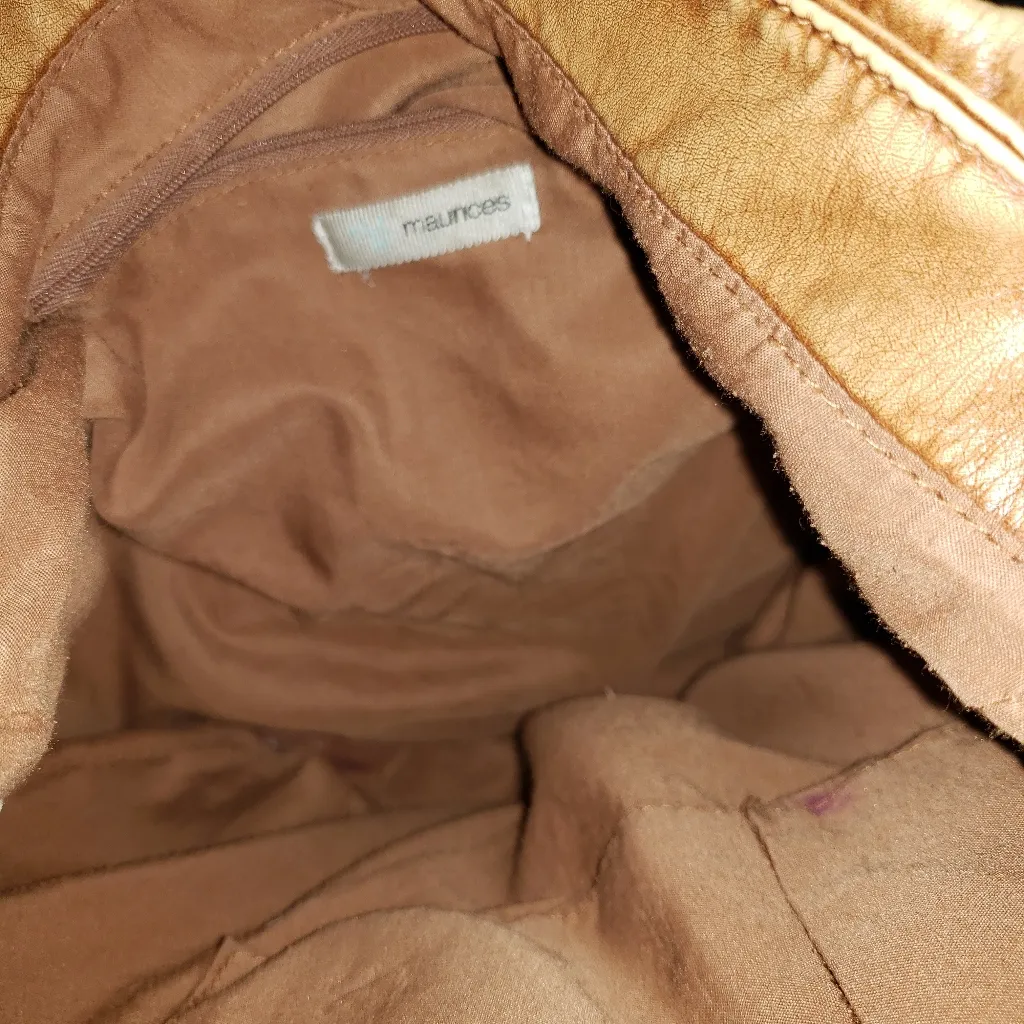 Maurices Brown‎ Studded Large Crossbody Bag Purse - Image 3