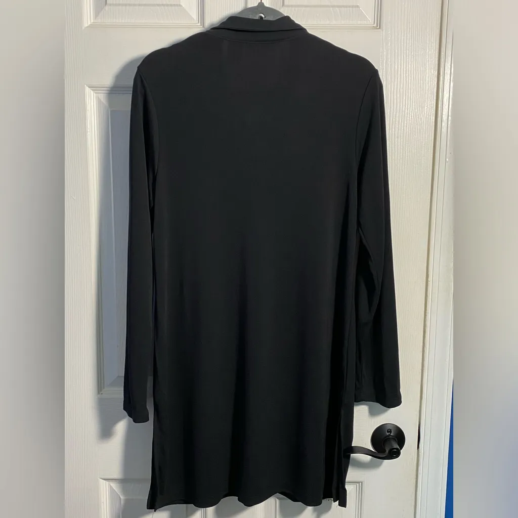 Apostrophe Duster Jacket, Black, Medium - Image 2