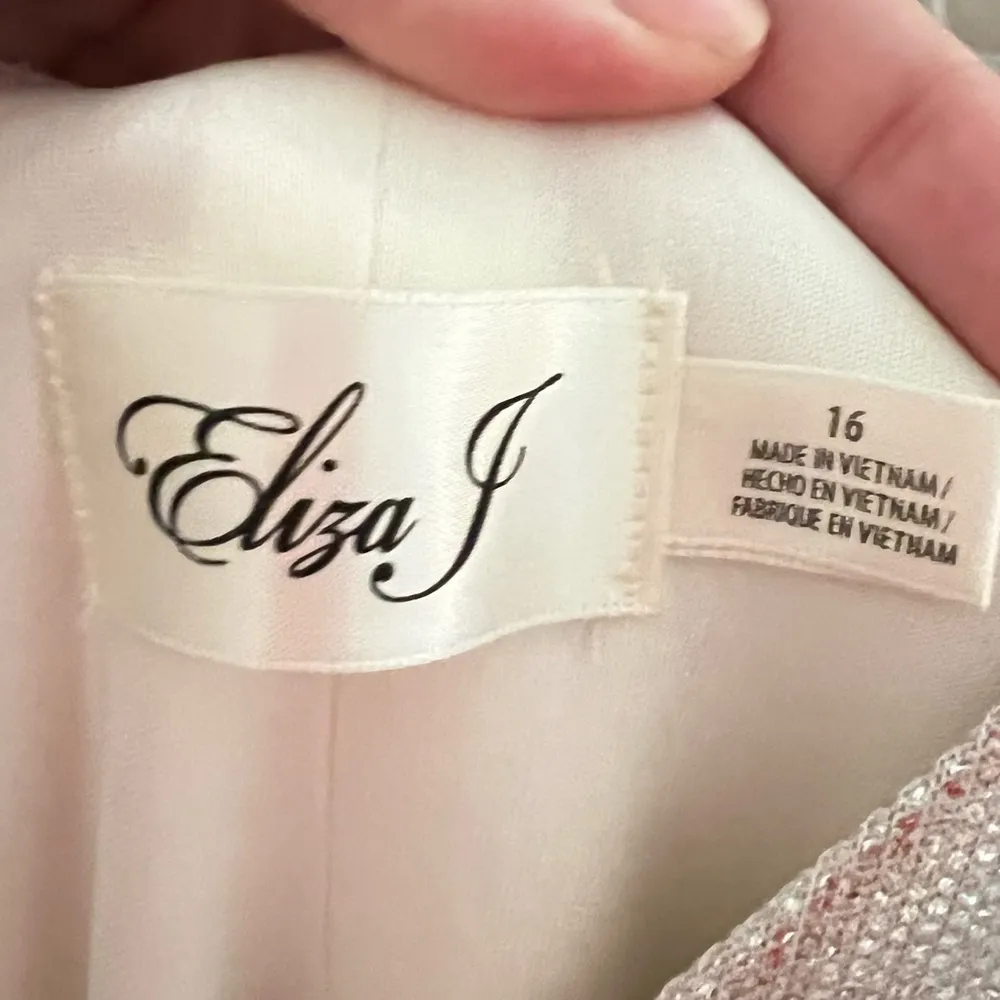 Eliza J Ruched Metallic Gown Sheath Maxi Dress - Image 9