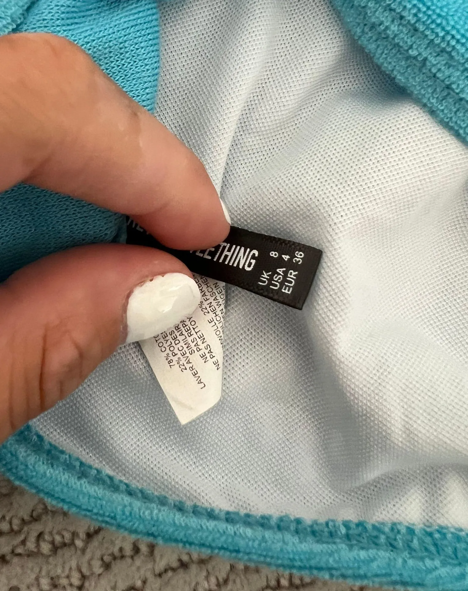 Blue Towel Bikini Set - Image 5