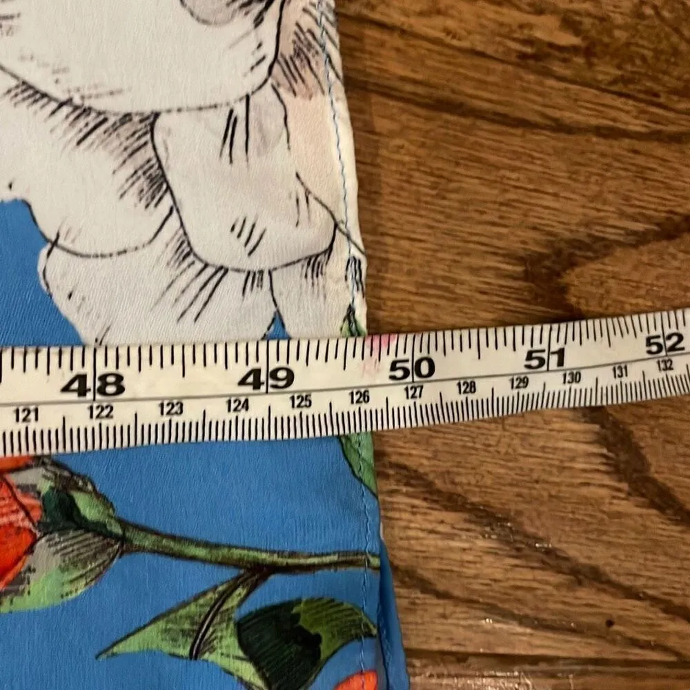 Parker NWT Elara floral ruffle silk blend jumpsuit 2 - Image 12