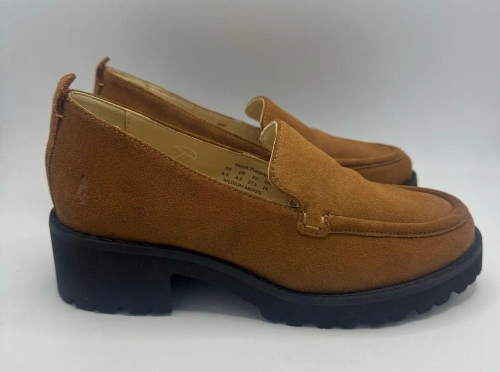 Hush Puppies Lucy Cognac Loafers Size 6.5 Shoes - Image 6