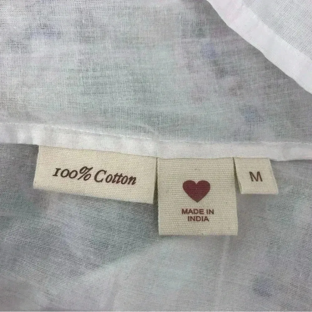 Alix of Bohemia Filipa Rosa Wildflower Dress M Cotton Ruffle Boho Resort Luxury Size M - Image 4