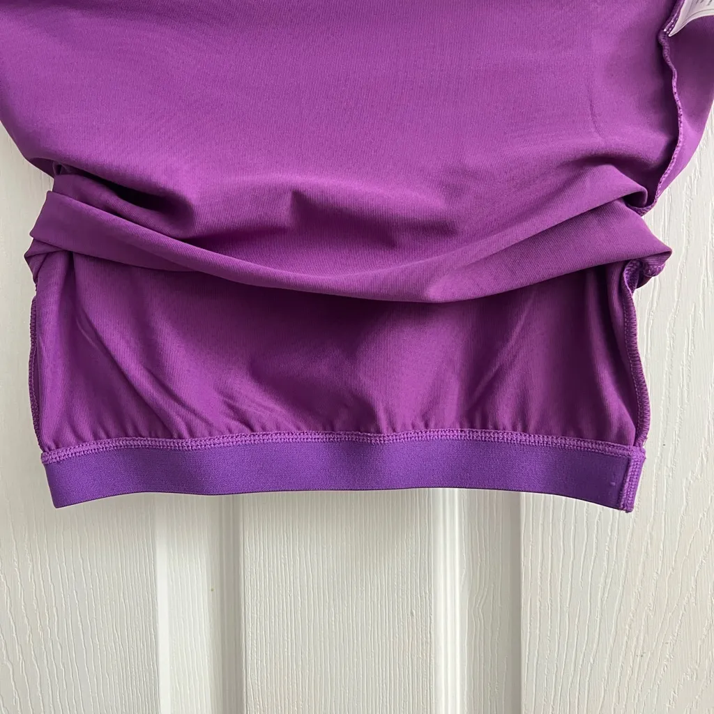 ASICS Vibrant Purple Motion Dry Workout Tank Top with built in sports bra SizeXS - Image 8