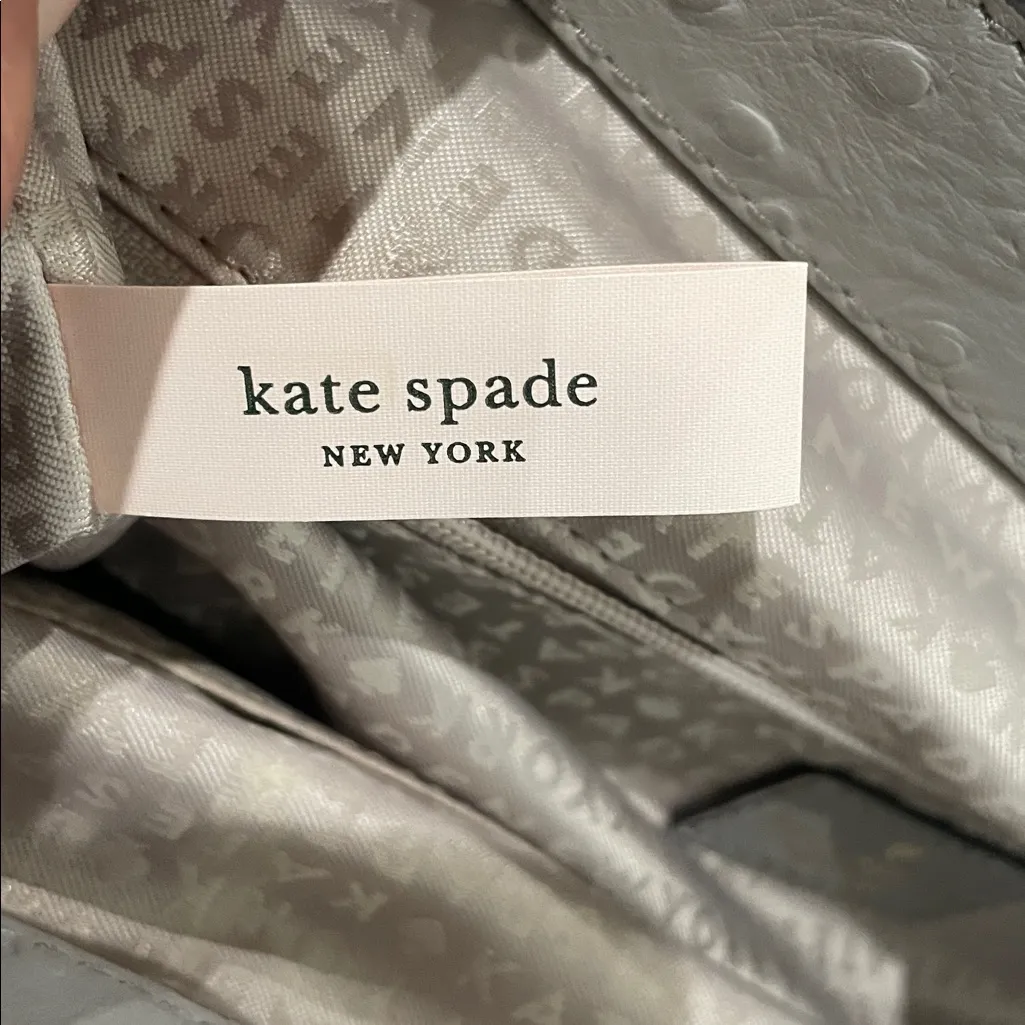 Kate Spade New York Loden Bristol Drive Ostrich Embossed Leather Bag - Image 12