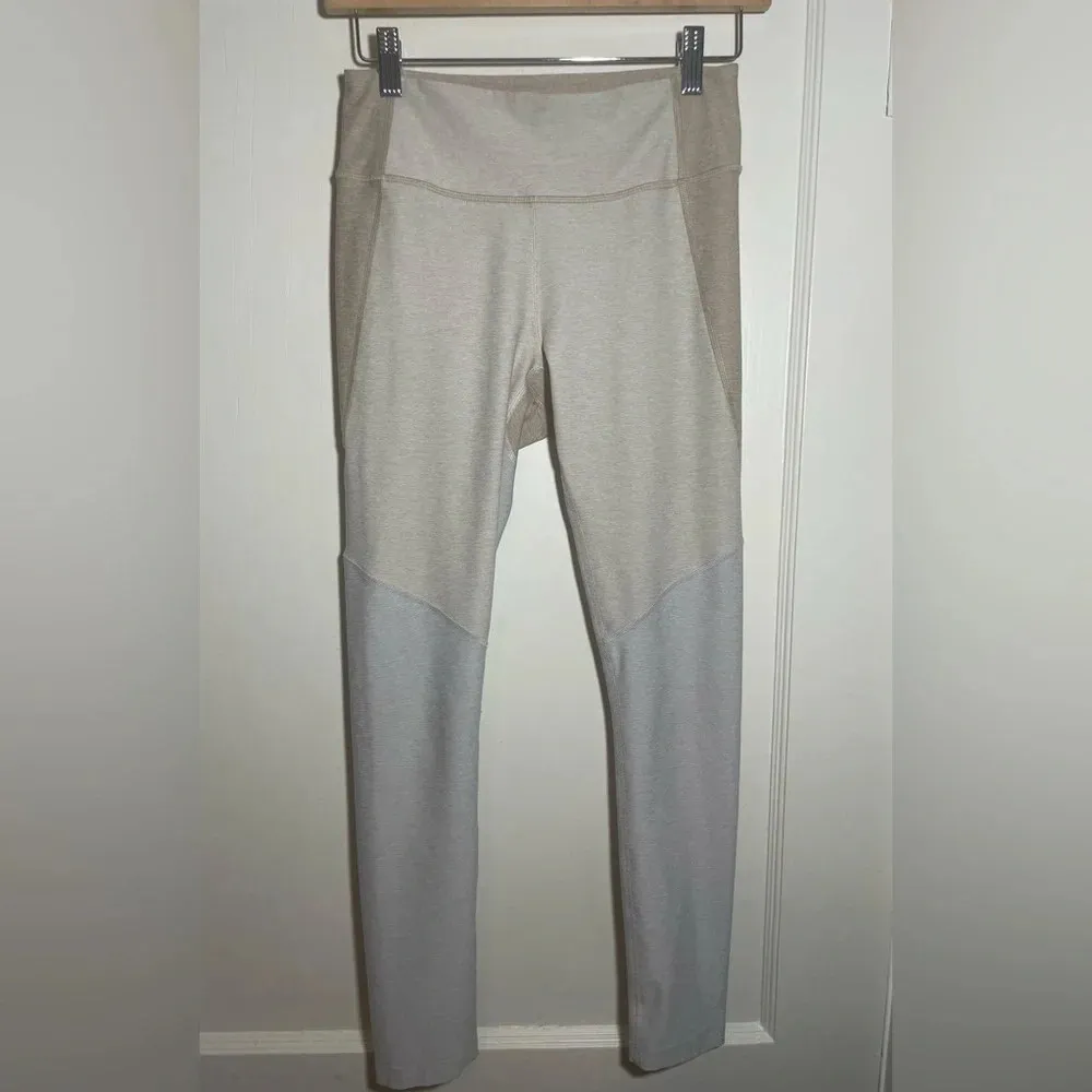 Outdoor‎ Voices 7/8 Tri-Tone Leggings in Desert/ Oatmeal/Cloud Size S - Image 4