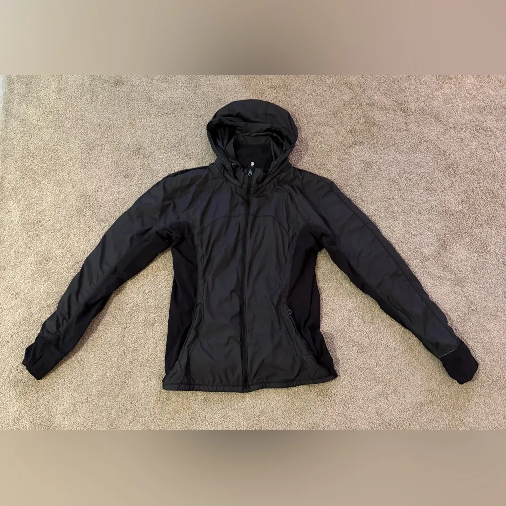 Lululemon Rare  Rush Hour Jacket Coat Black • 2016 Retired Edition Size 12 - Image 10