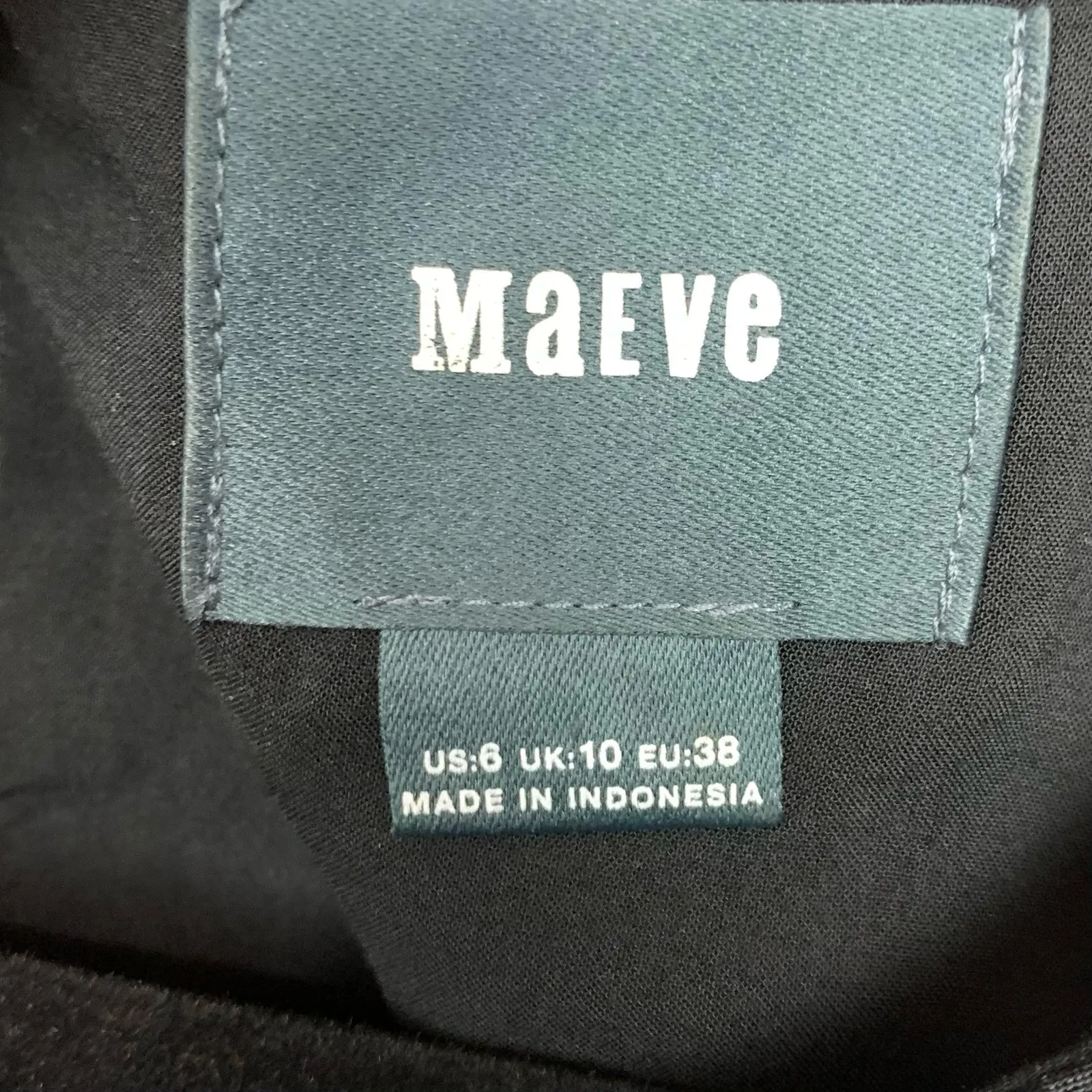 Anthropologie Maeve Womens Elia Dress Open Shoulder Floral Print Blue Pink 6 - Image 6