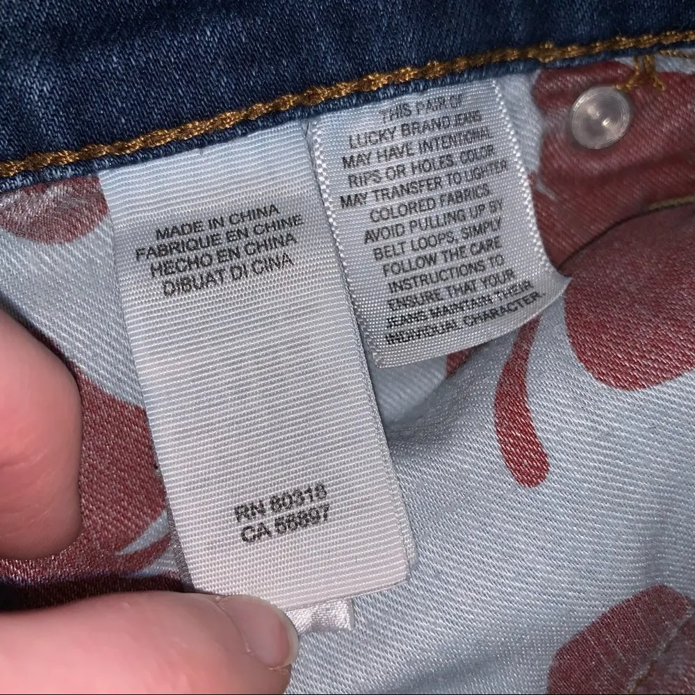 Lucky Brand Jeans Charlie Skinny 4 / 27 Med. Wash - Image 8