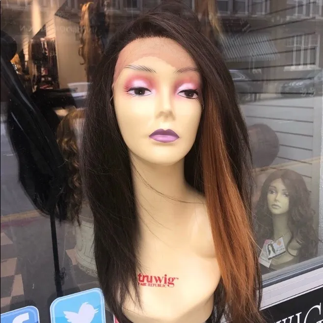 Full cap wig ponytail wig wear up or down thick Brown - Image 4