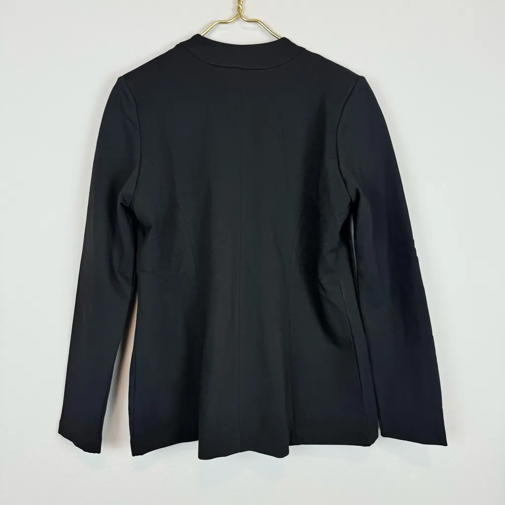 NWT Franne‎ Golde Perfect Ponte Blazer Black Stretch Size Medium - Image 5