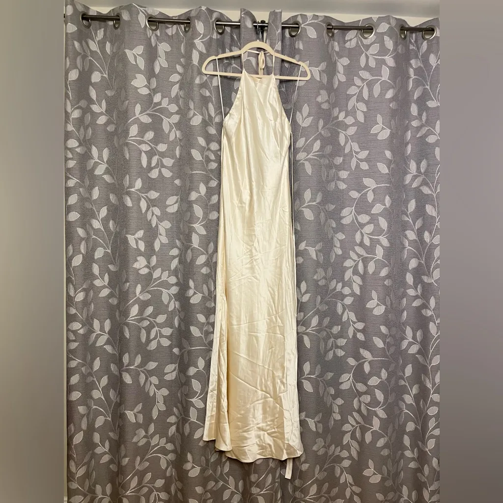 Reformation  Jeany Dress in Ivory - Image 4