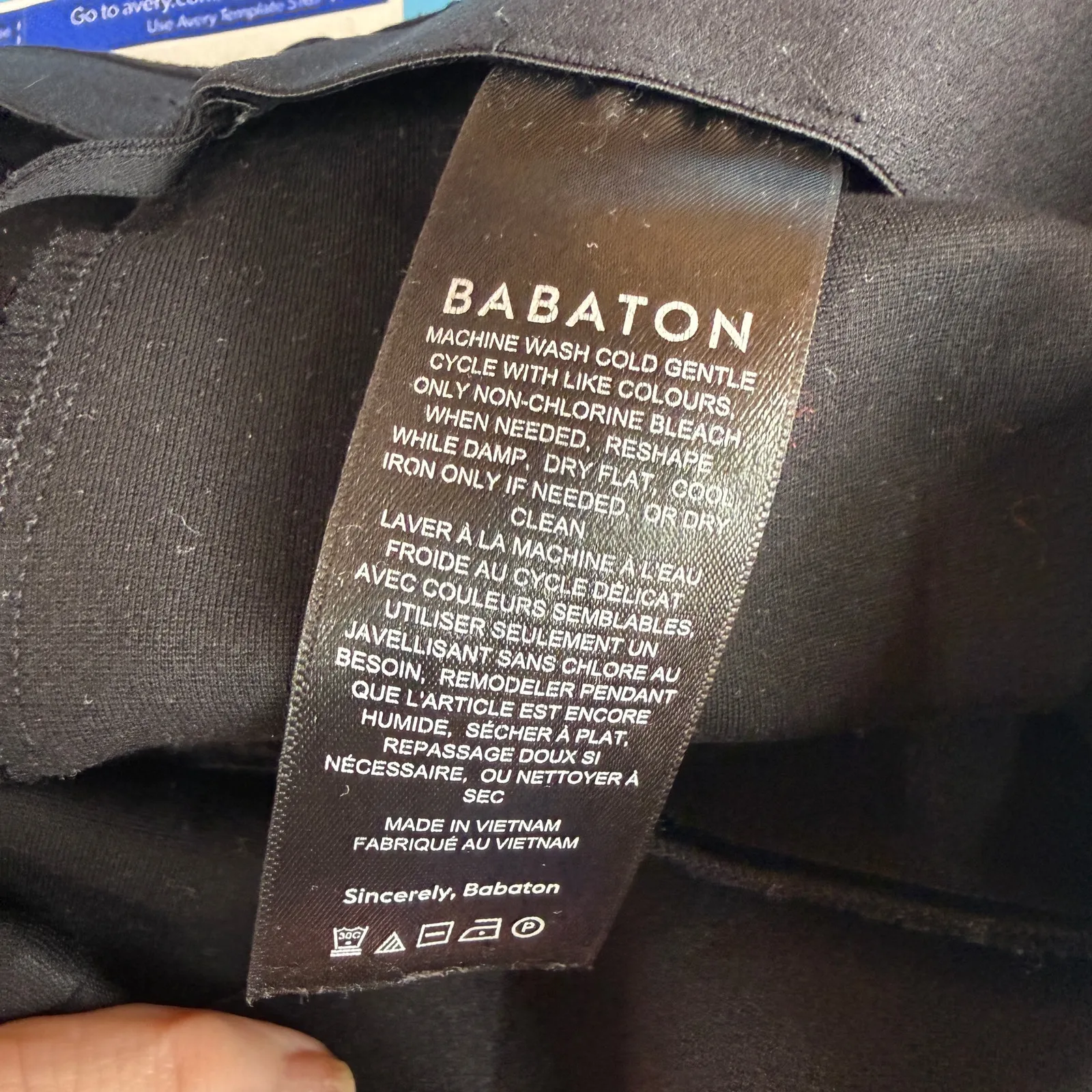 Aritzia Babaton Black Power Professional Trouser Pants Size Medium - Image 7