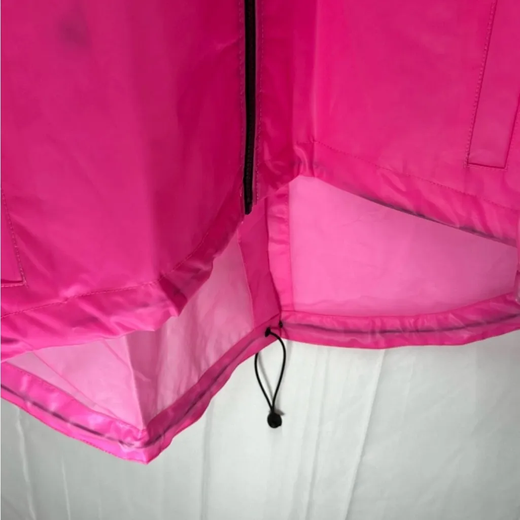 MTA Sport Neon Pink Hooded Jacket Large - Image 3