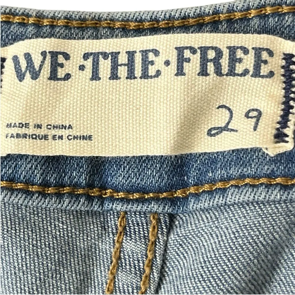NWT Free People We The Free Just Float On Wide Flare Jeans Flare High Rise 29 - Image 9