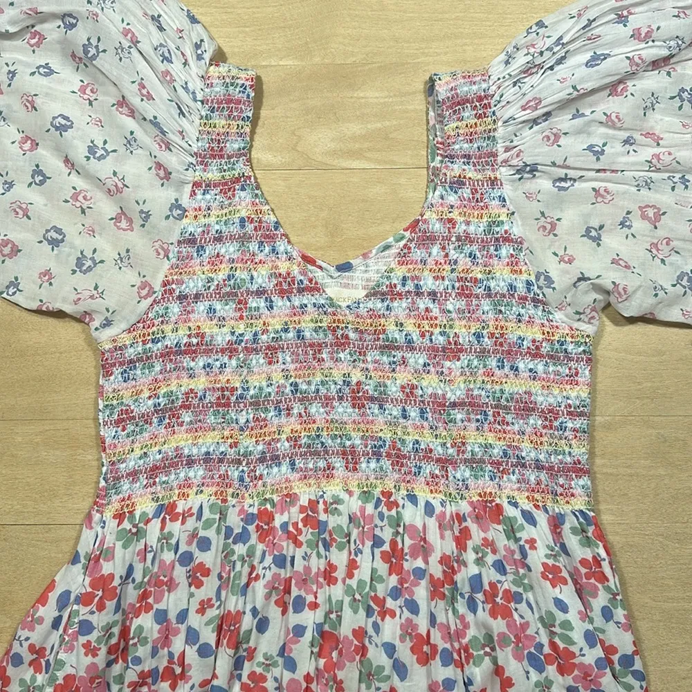 Loveshackfancy Analia Dress Floral Midi Dress Size P/XS - Image 7