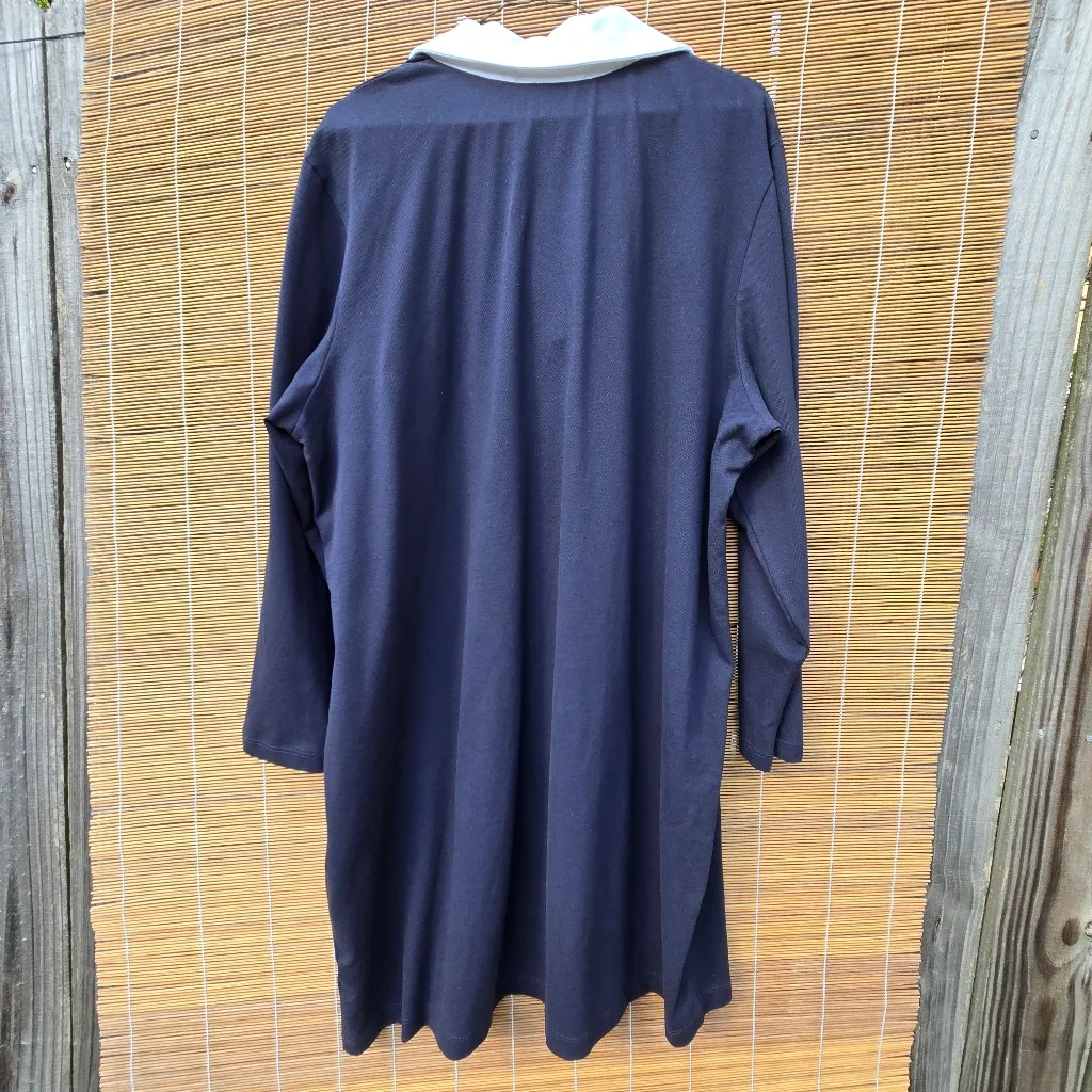 TOMMY HILFIGER Plus Size WOMENS RUGBY JOHNNY NAVY COLLAR DRESS 1X - Image 7
