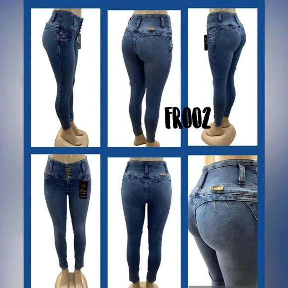 Franka Colombian Butt Lifting Jean FR002 New With Tags Multiple Size 9 - Image 2